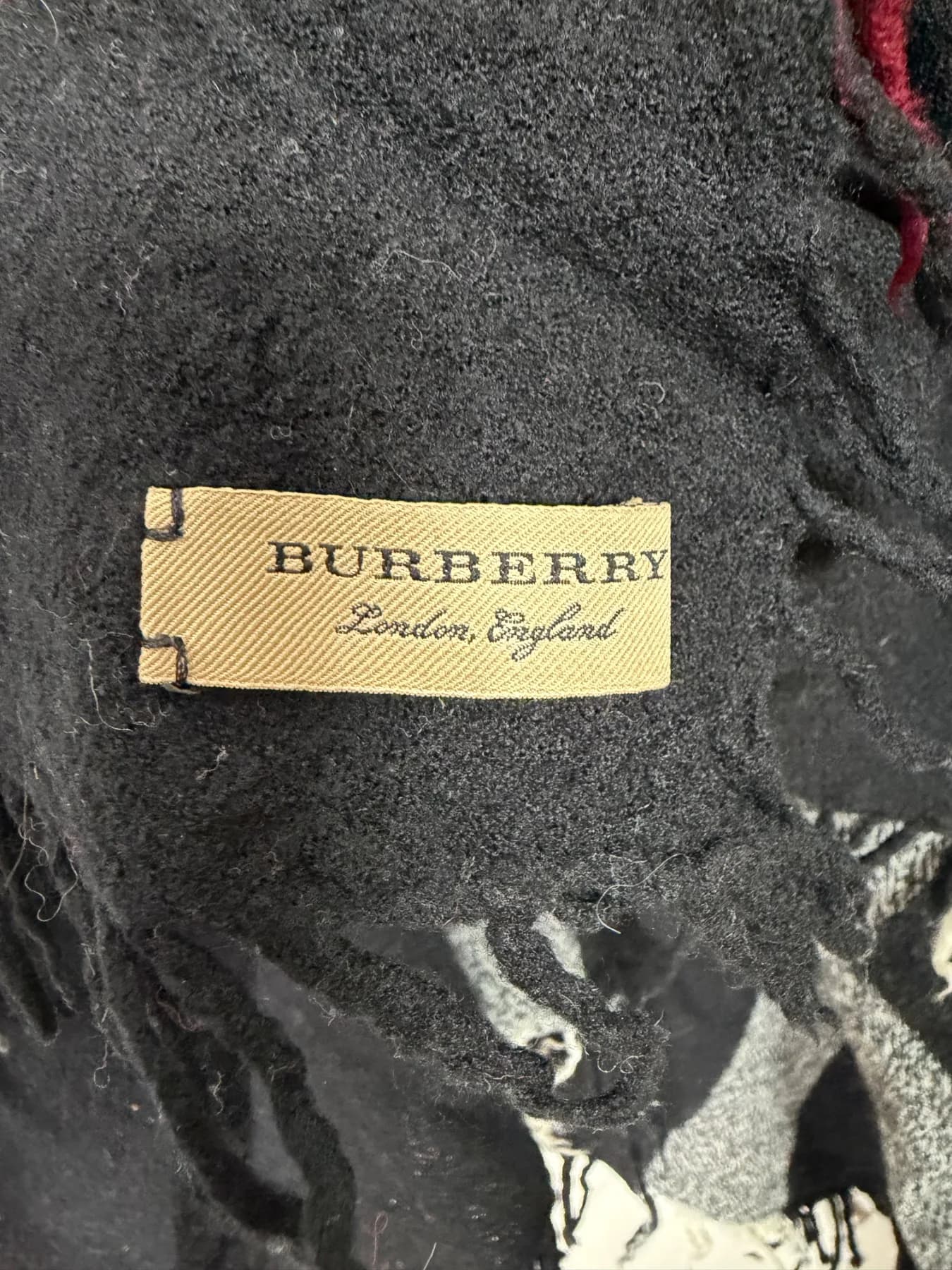 Burberry-etiketten
