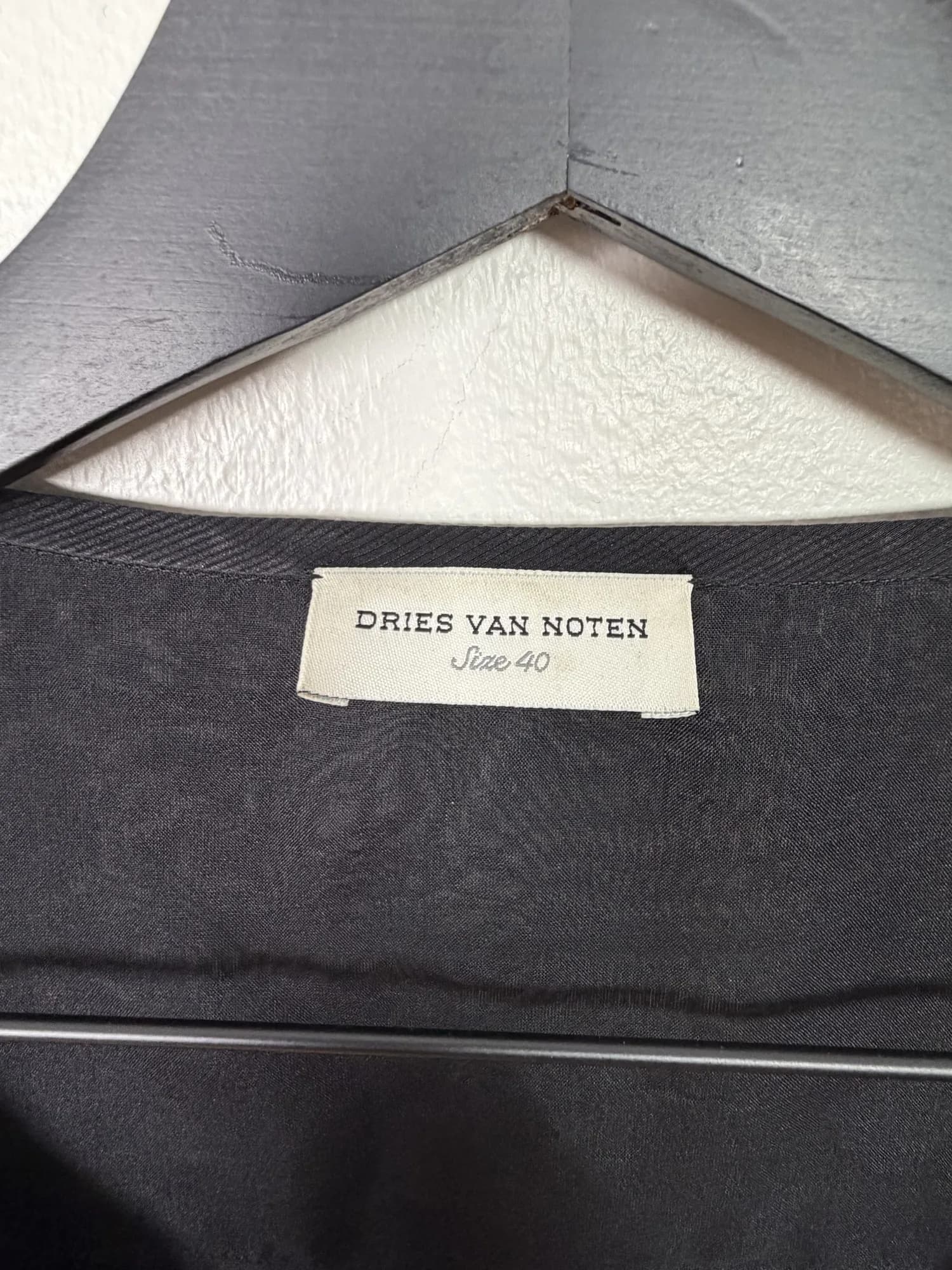 Dries Van Noten-etiketten, storlek 40