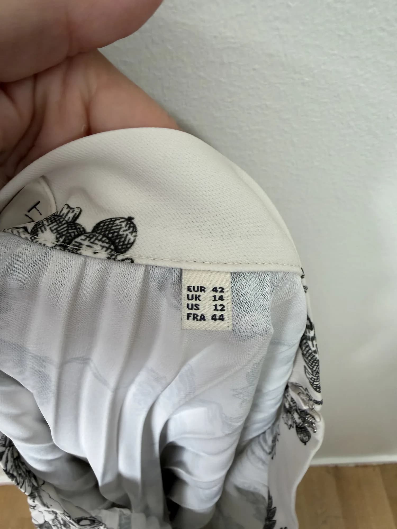 Storleksetikett, EUR 42